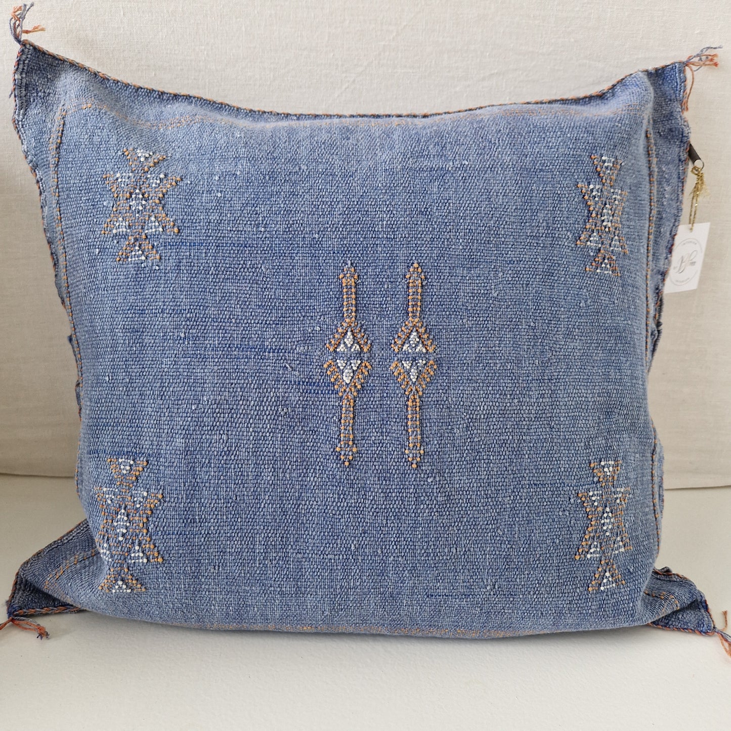 Sabra Silk cushion cover Blue