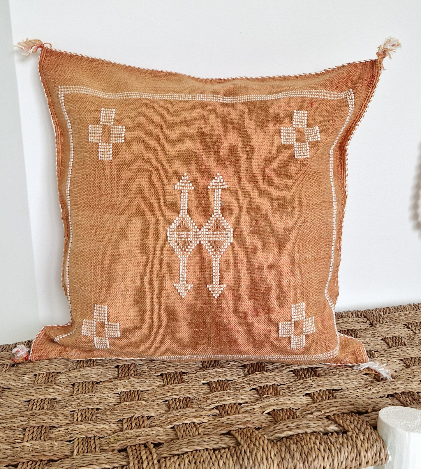 Sabra Silk cushion cover Rust 