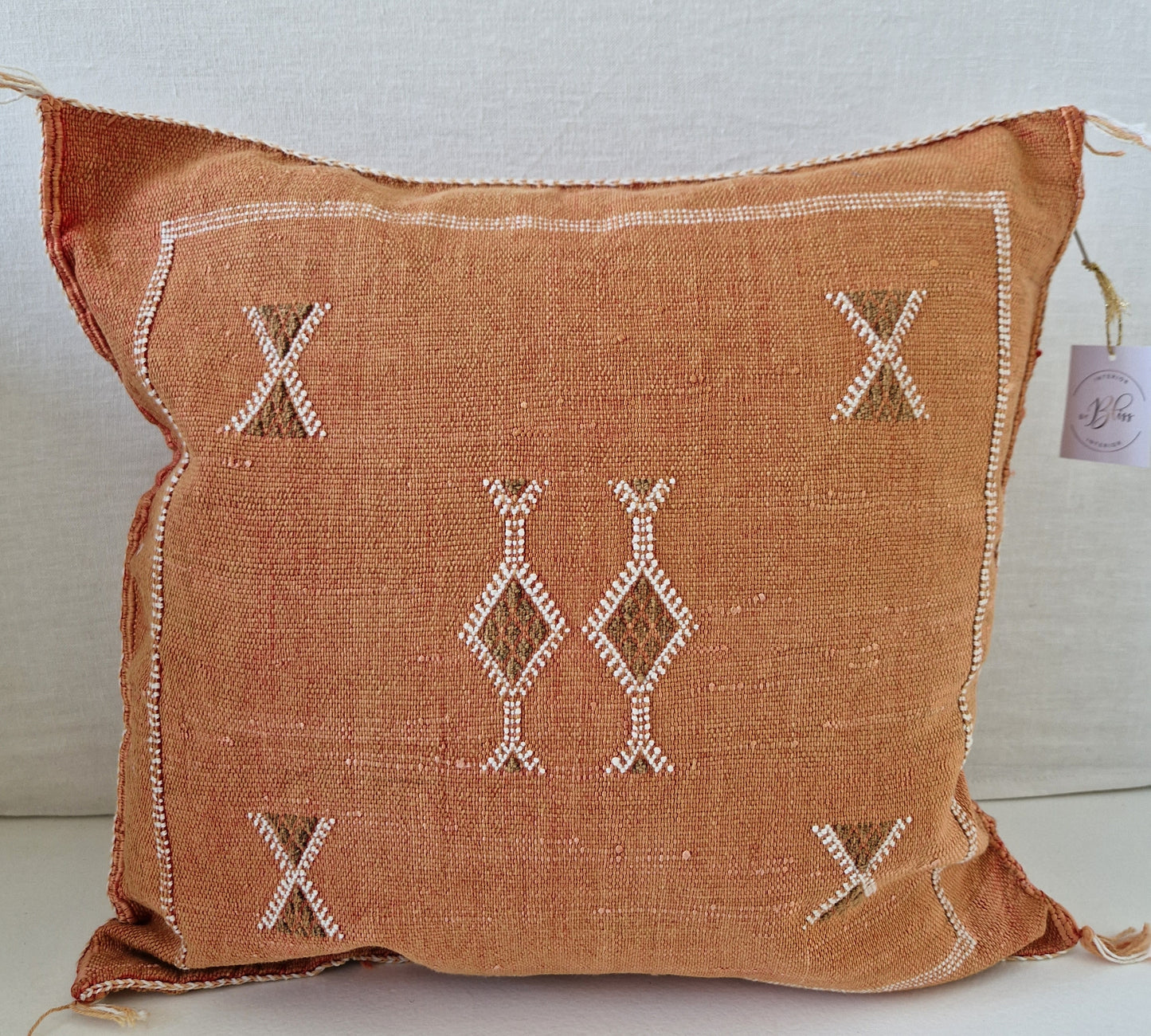 Sabra Silk cushion cover Rust 