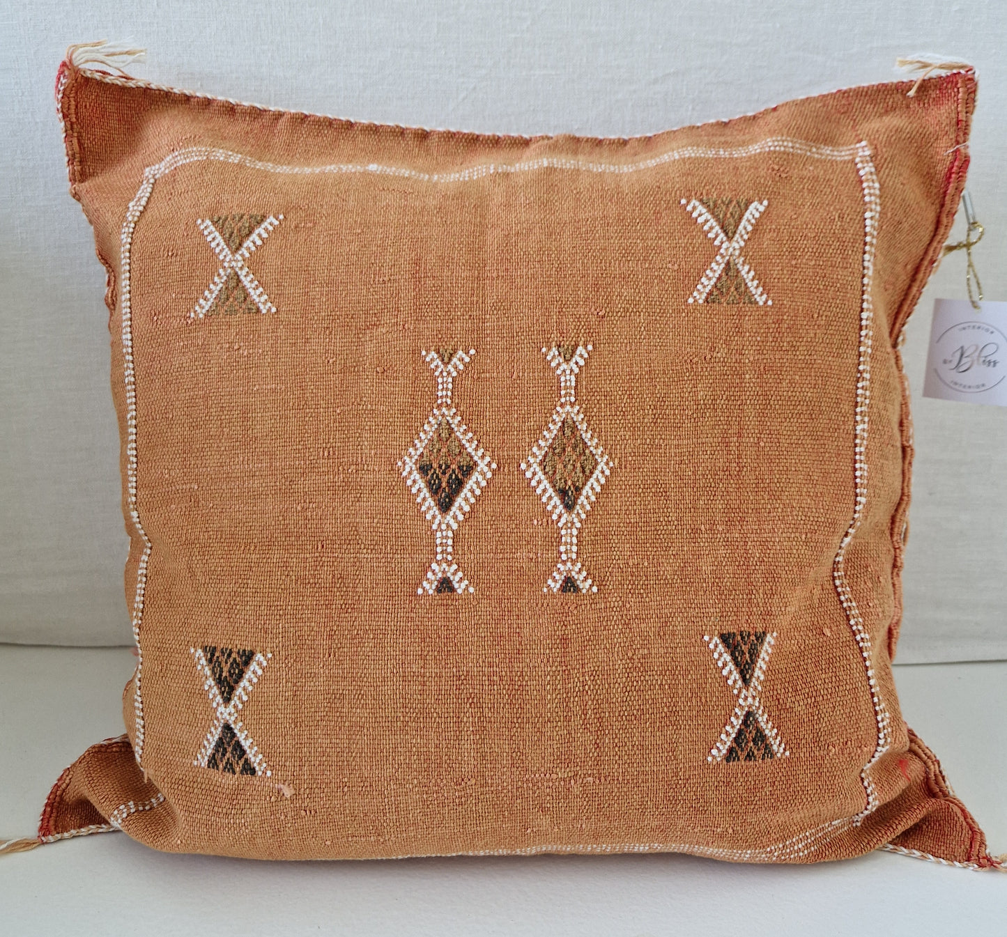 Sabra Silk cushion cover Rust 