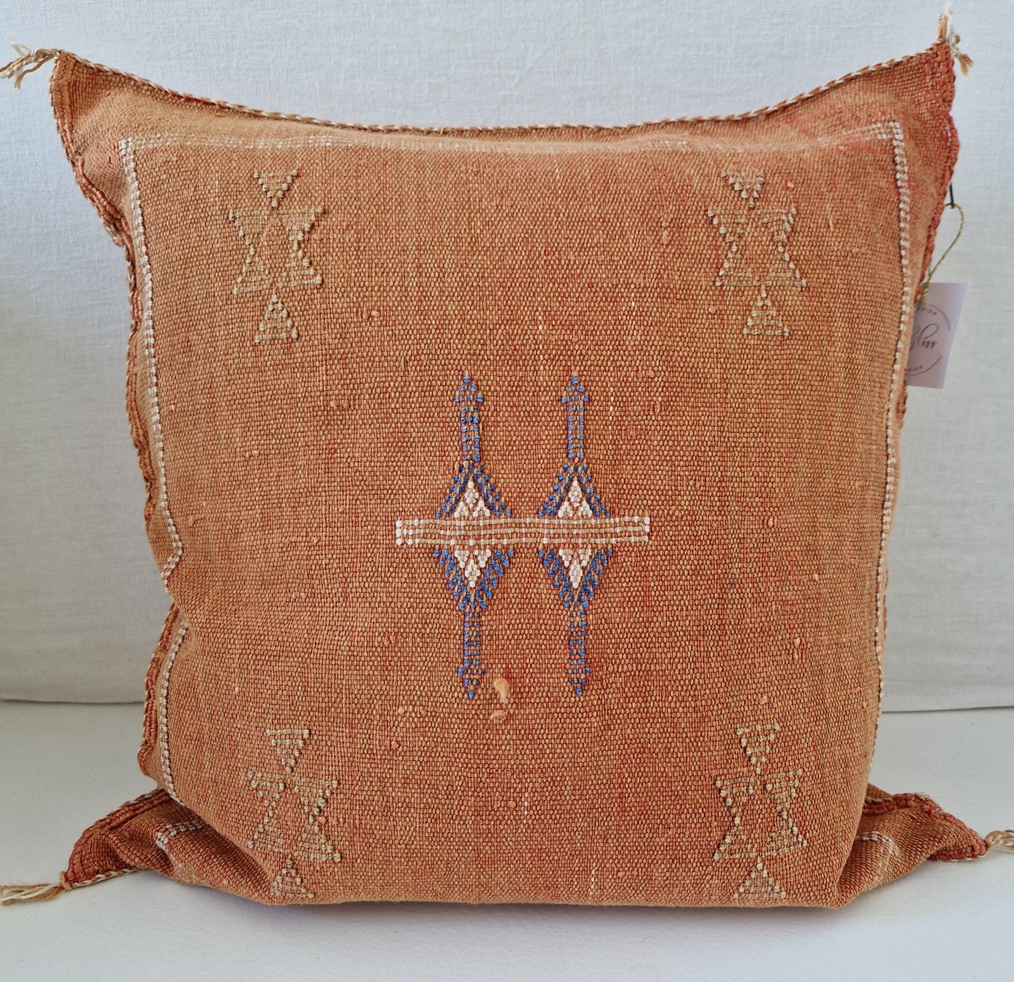 Sabra Silk cushion cover Rust 