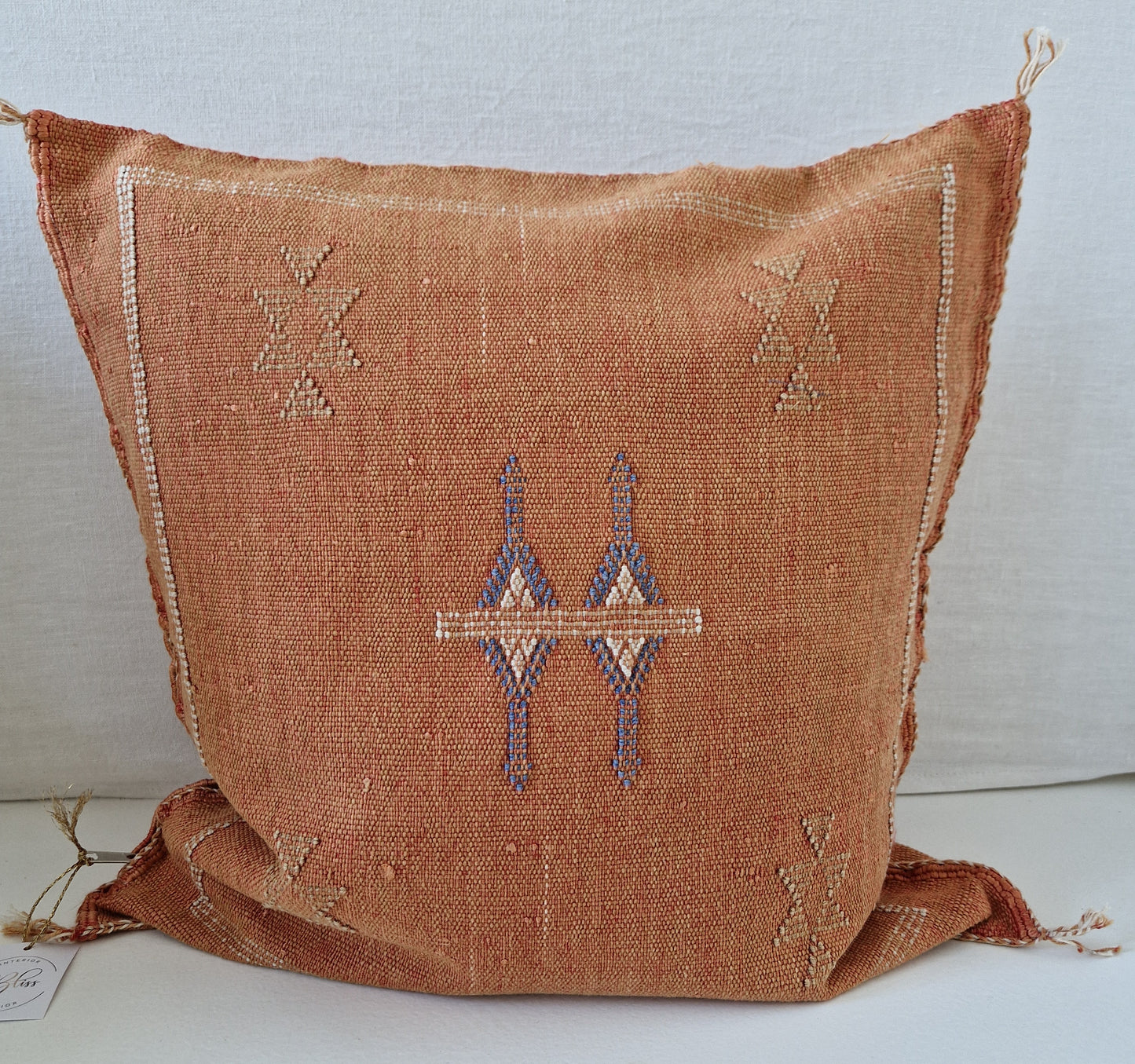 Sabra Silk cushion cover Rust 