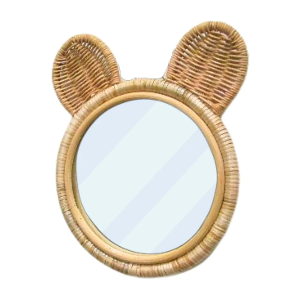 Rattan Mirror Bear