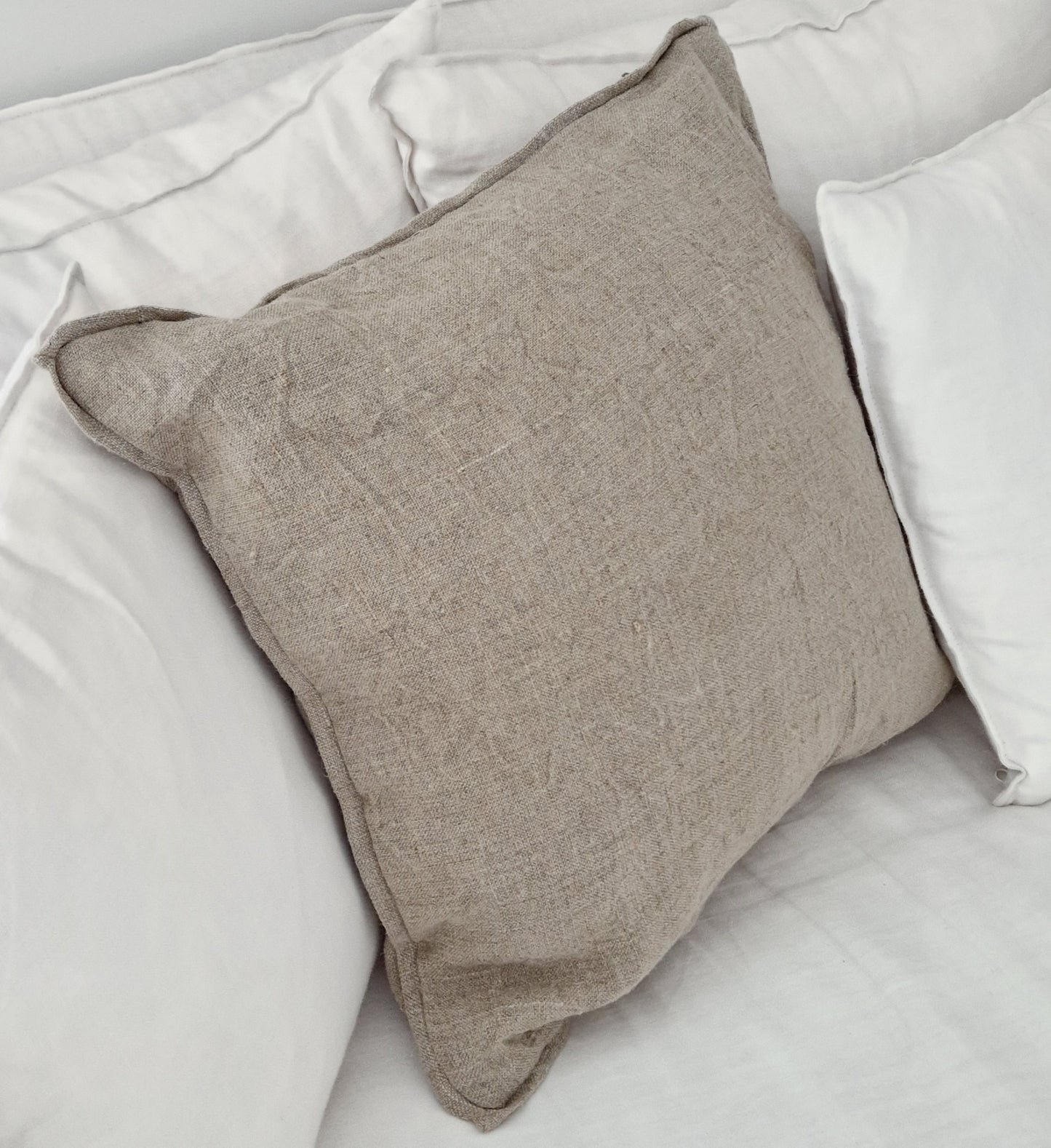 Linen cushion cover Natural 50x50