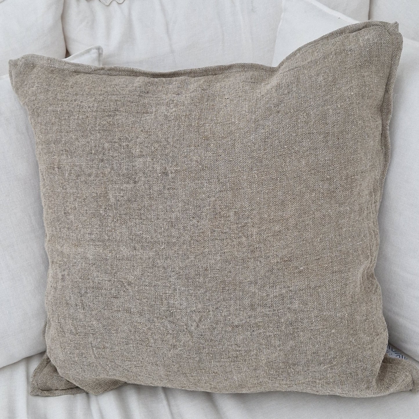 Linen cushion cover Natural 50x50