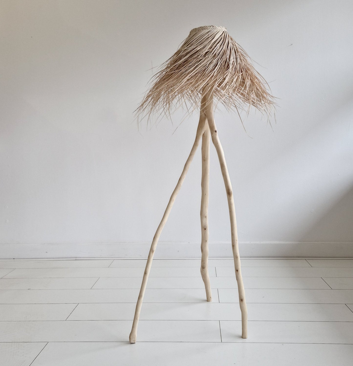 Rock the Kasbah Palm leaf floor lamp Natural PM