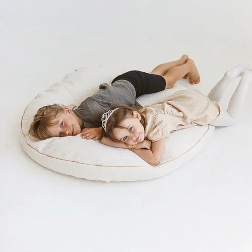Floor Cushion in Boucle