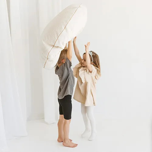 Floor Cushion in Boucle