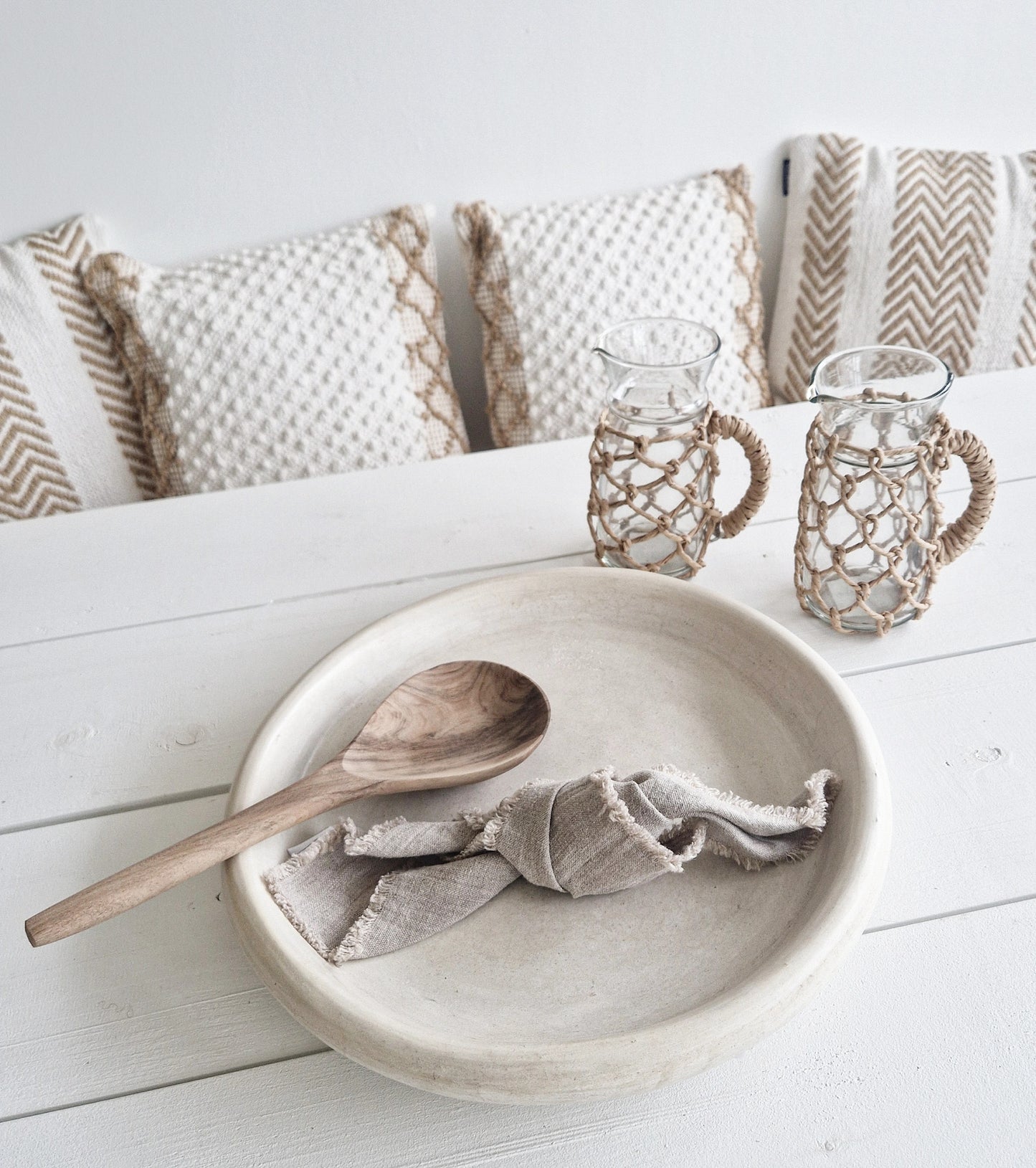 Walnut serving spoon