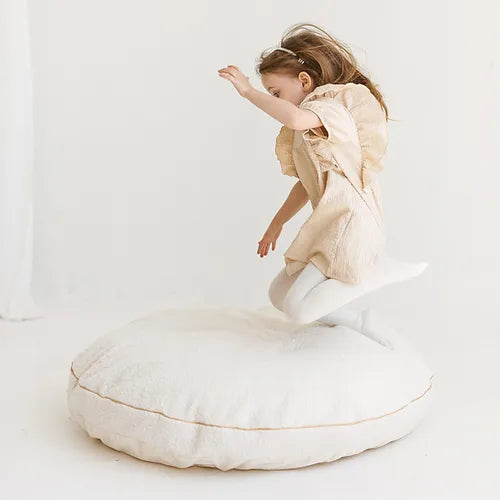 Floor Cushion in Boucle