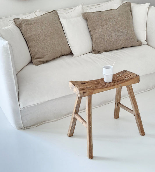 Linen cushion cover Natural 50x50