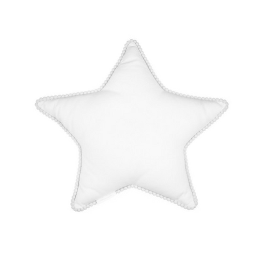Cotton & Sweets Mini star pillow with bubble White