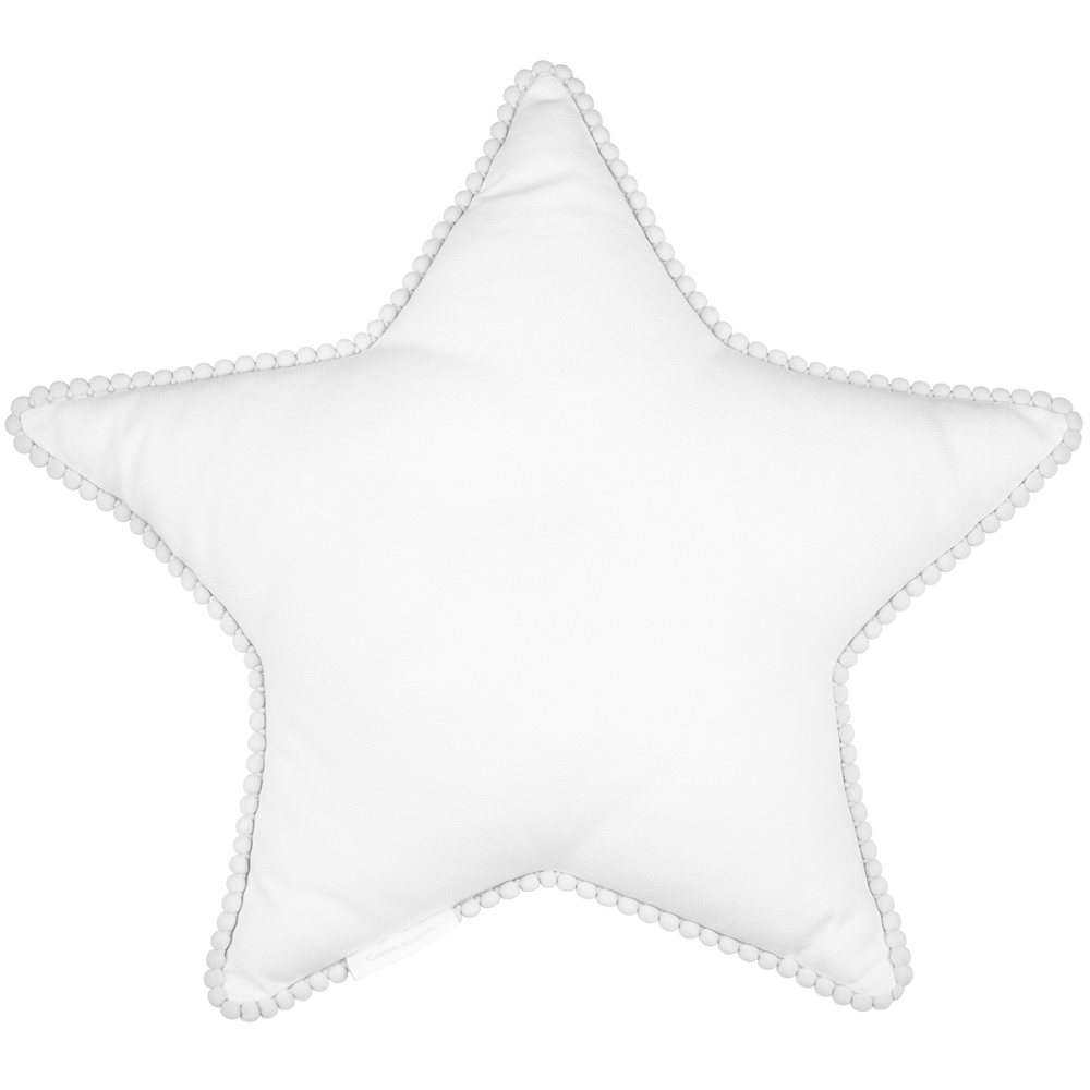 Cotton & Sweets Star pillow with bubble White