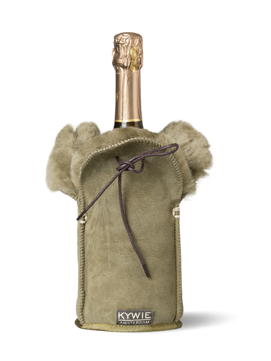 KYWIE Champagne/Wine cooler Khaki Suede