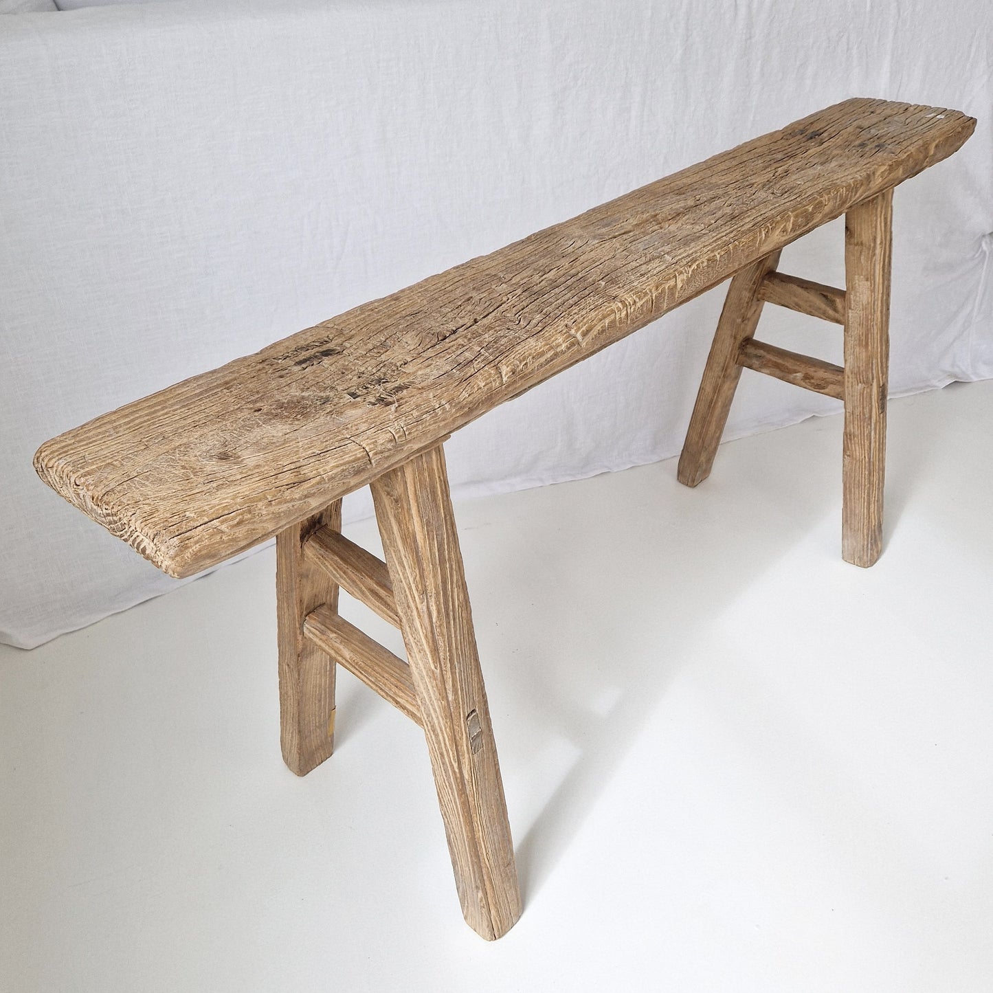 Old wooden bench 115,5cm
