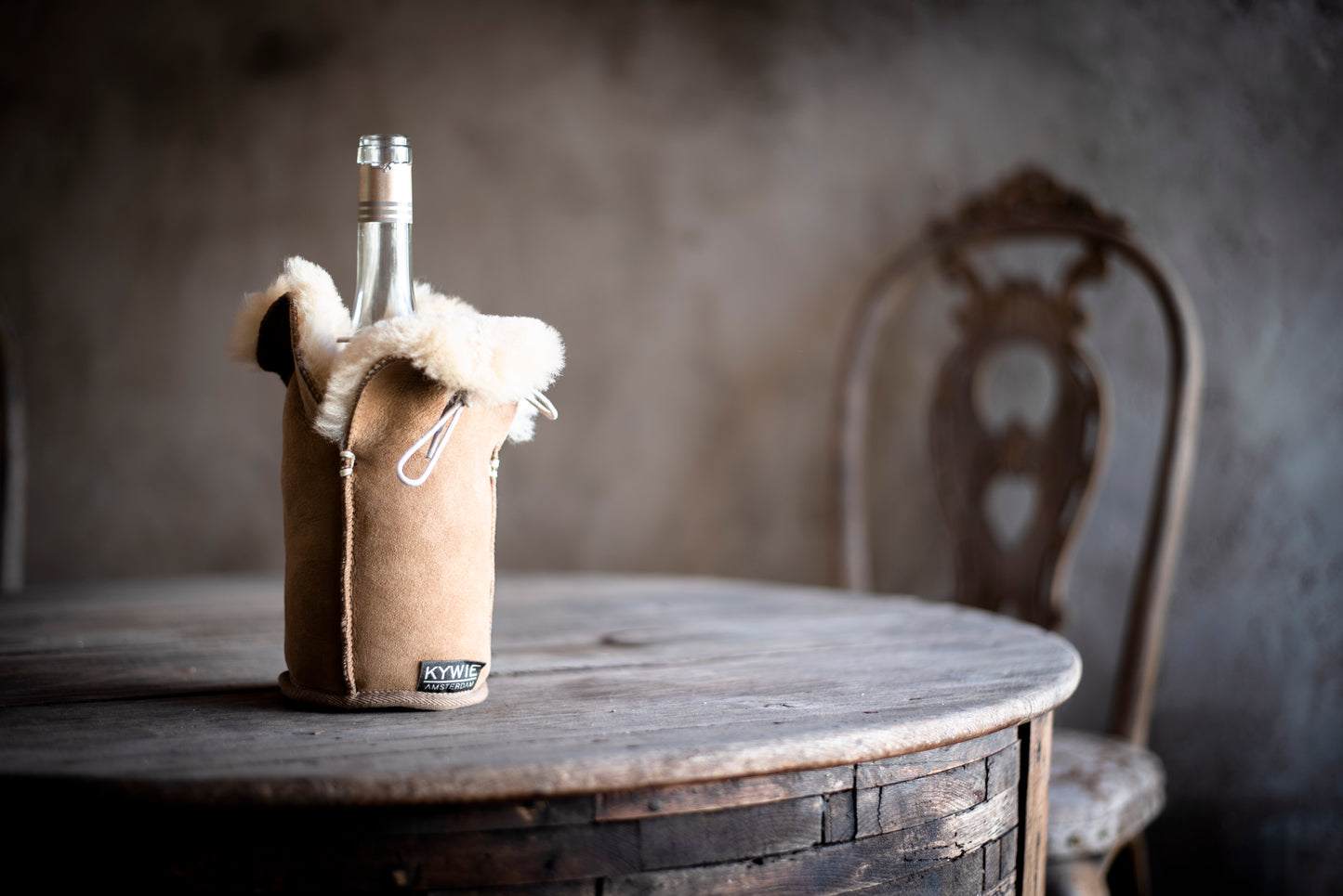 KYWIE Champagne/Wine cooler Camel Suede