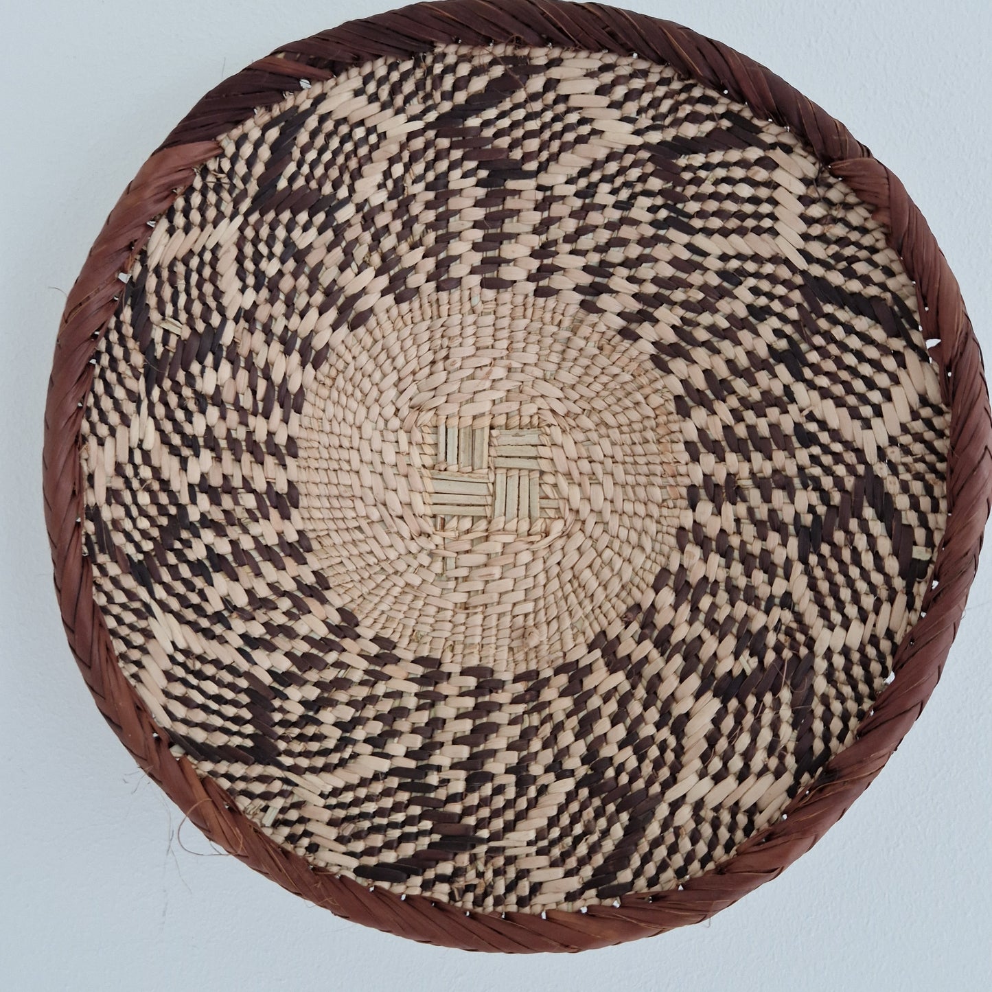 Tonga/Binga basket Natural/Brown XS