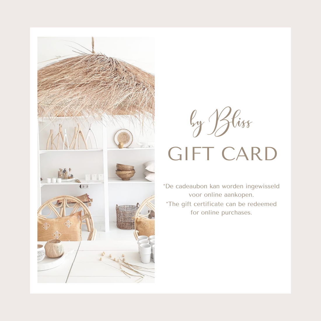 by Bliss Gift Card