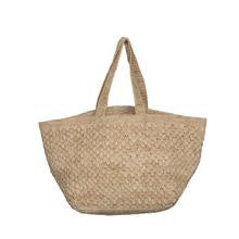 Joy Bag Naturel van Made in Mada handgeweven raffia tas met binnenvakje