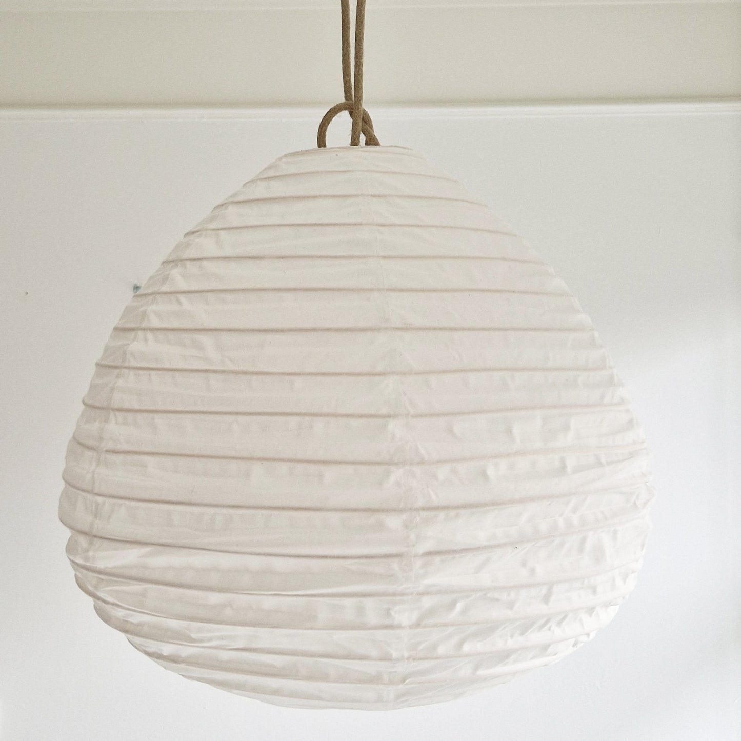 Lantern lamp White Cotton Medium