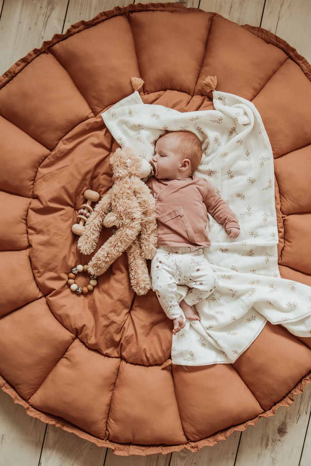 Bloom Tawny Brown Organic Babymat 3-in-1