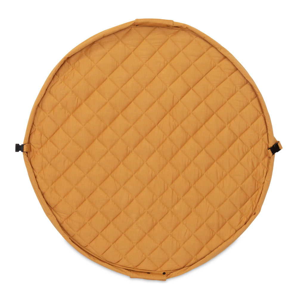 Mustard Chai Tea Organic Babymat/Toy bag/Diaper bag 3-in-1