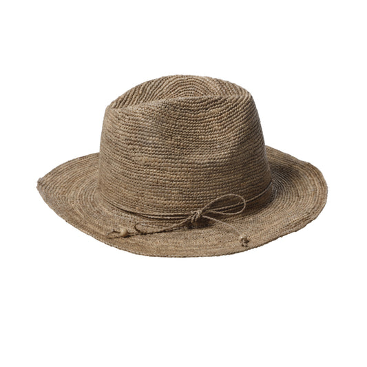 Elya hat van Made in Mada in de kleur Tea