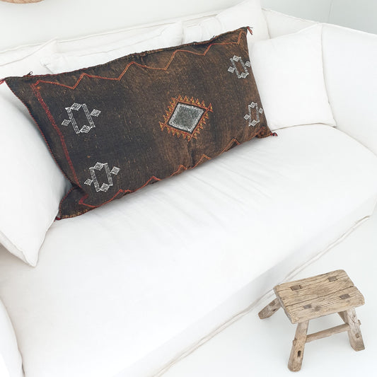 Sabra Silk pillow XL Brown