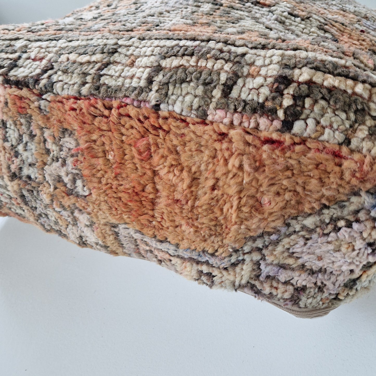 Moroccan Vintage Kelim Floor Cushion #22