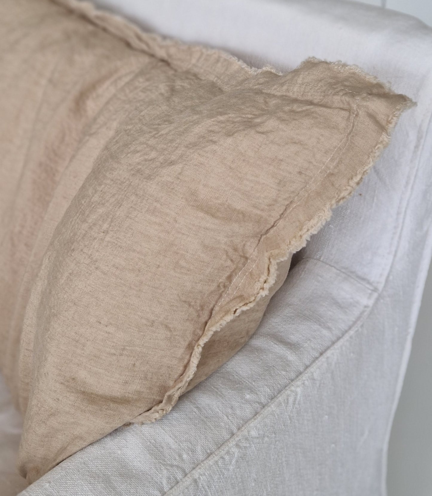 Linen cushion cover Malaga Natural 40x60