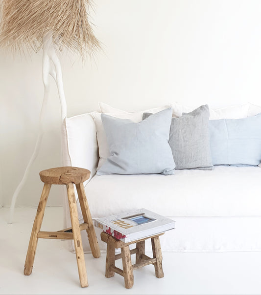 Linen cushion cover Light Blue IB Laursen 50x50