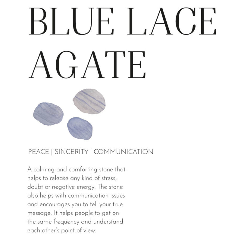 Blue Lace Agate Bracelet A Beautiful Story
