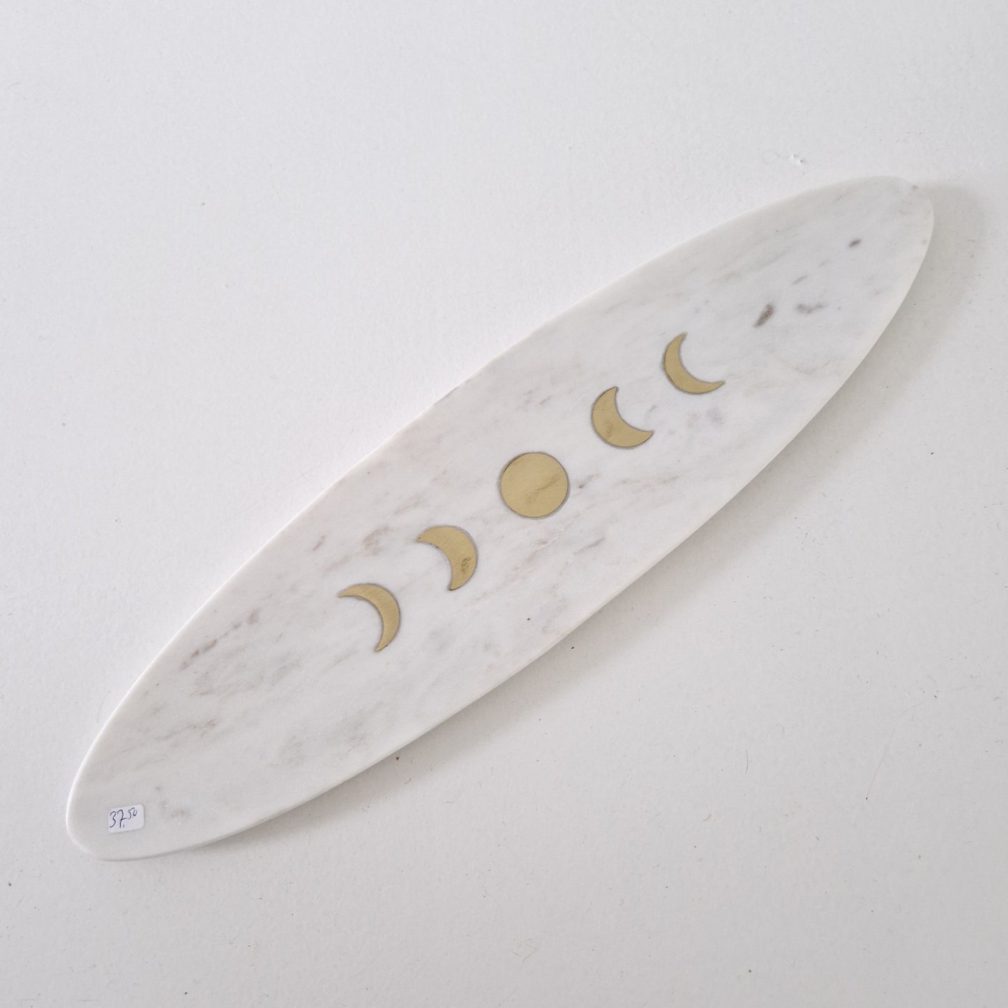 Oval plateau Moon marble