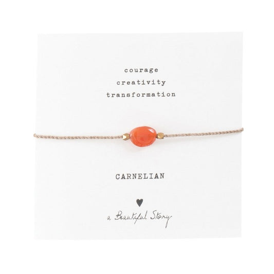 Carnelian Bracelet A Beautiful Story