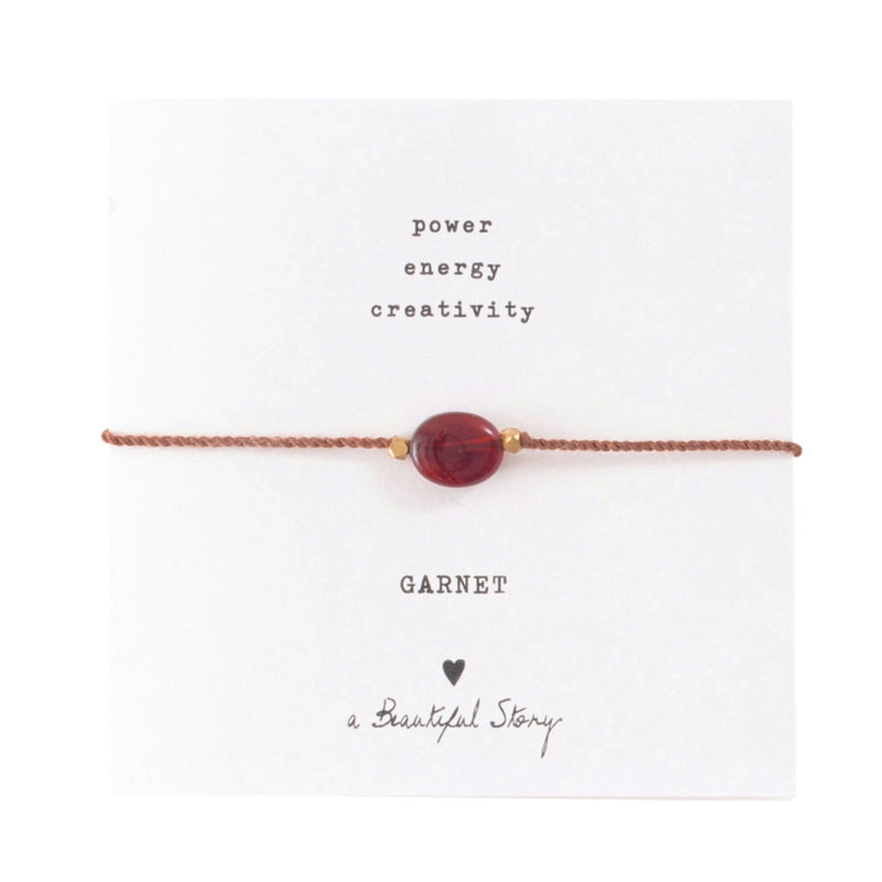 Garnet Bracelet A Beautiful Story