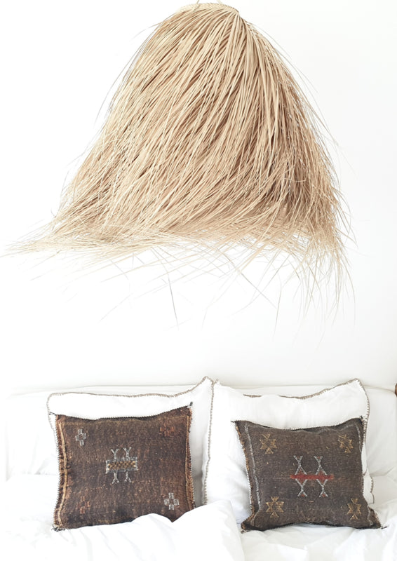 Rock the Kasbah  Palm leaf hanging lamp Cloche