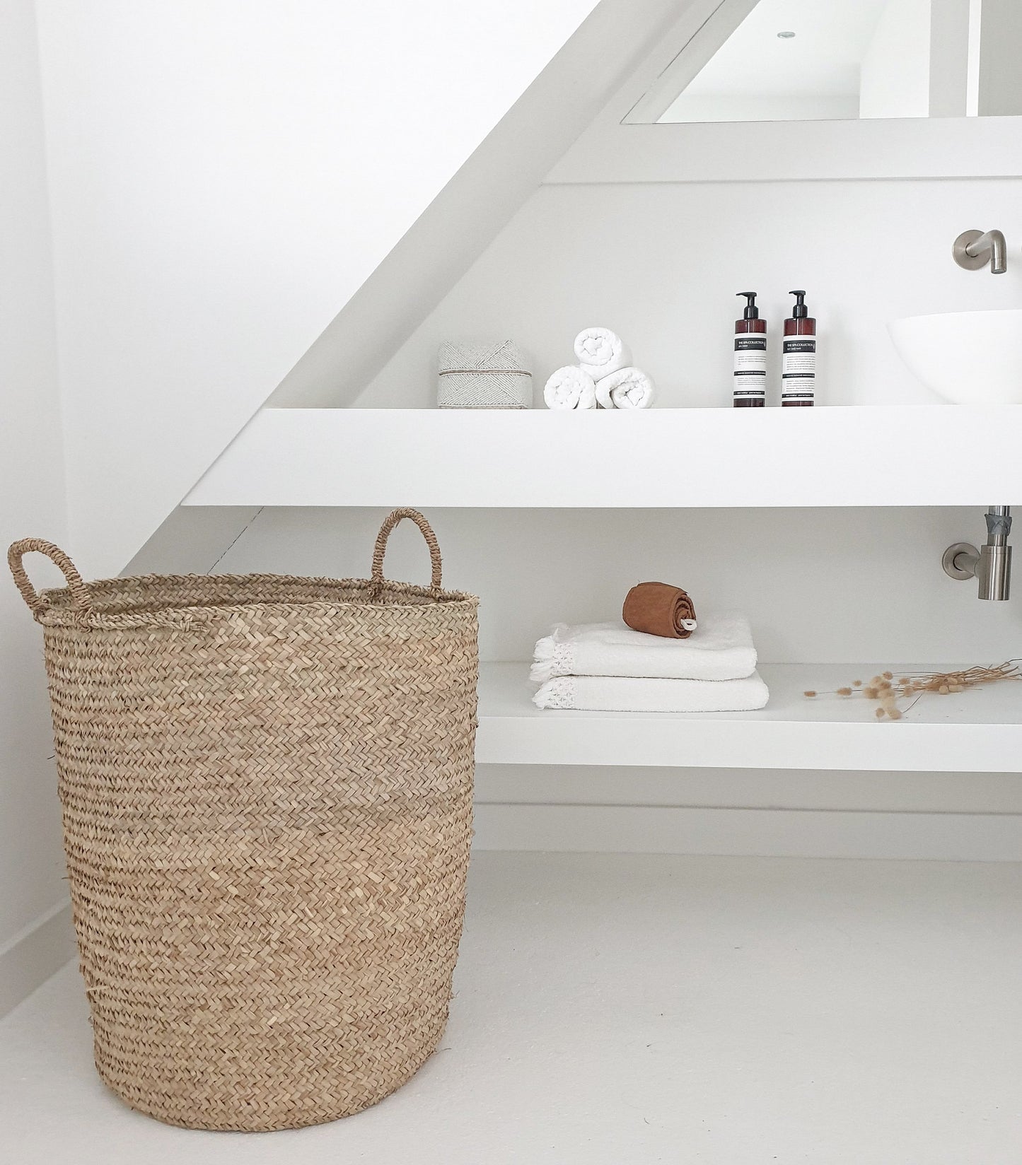 High wicker basket XL