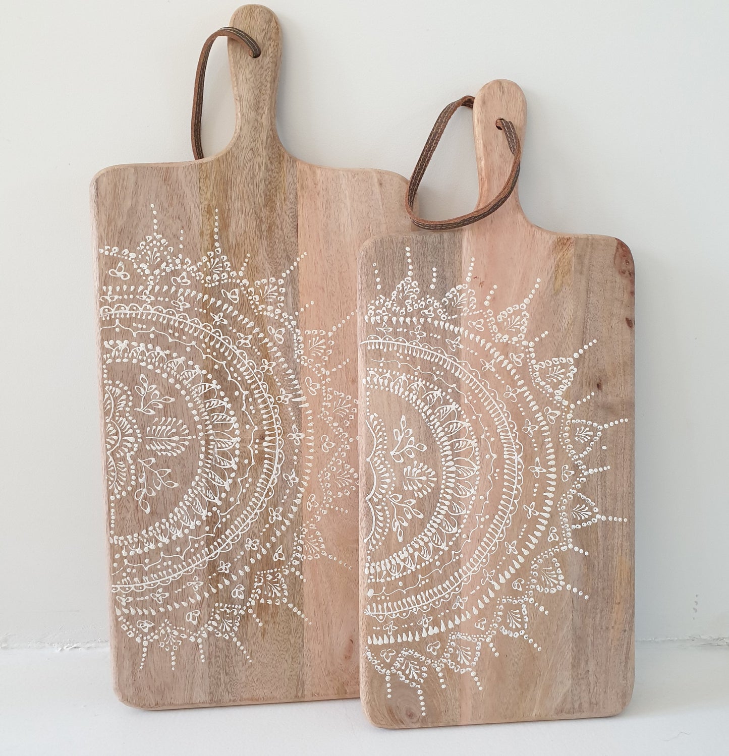 Wooden cutting board Mandala