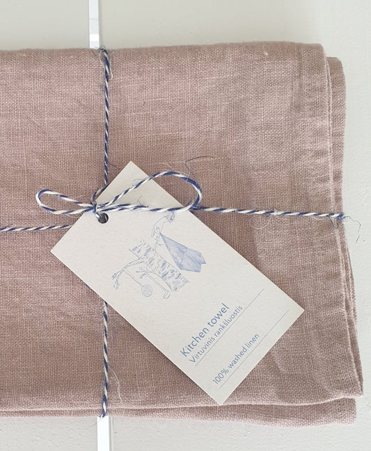 Linen tea towel Portobello